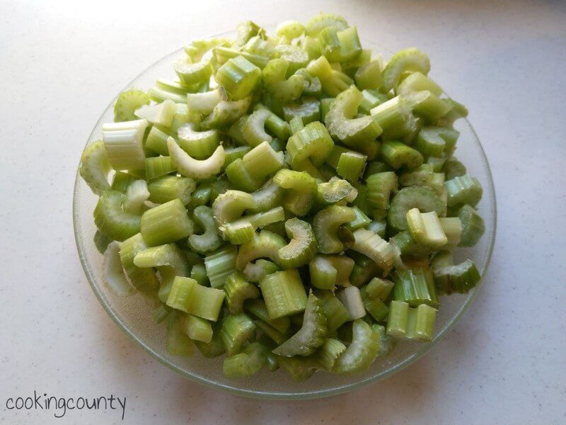 celery for khoresht karafs