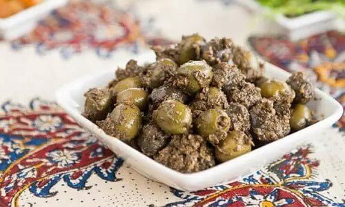 Zeytoon Parvardeh Recipe (Persian Marinated Olive)