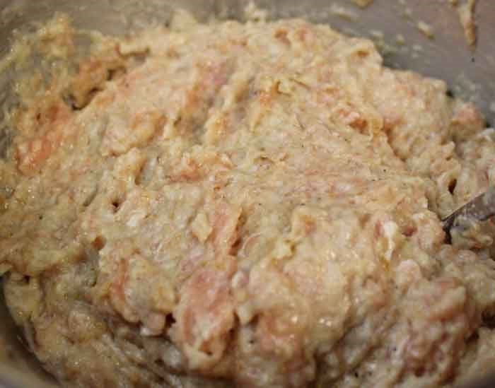 ingredients of chicken koobideh kabob