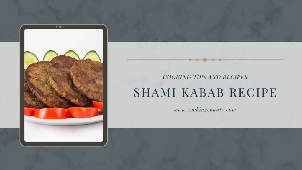 shami kabab recipe