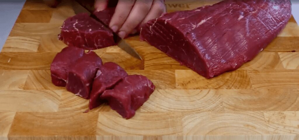 how to cut mutton for kebab