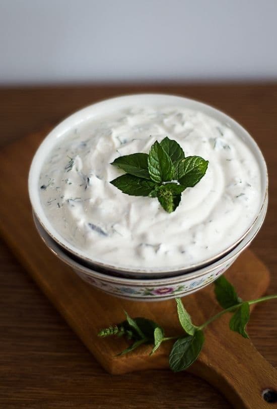 persian shallot and yogurt