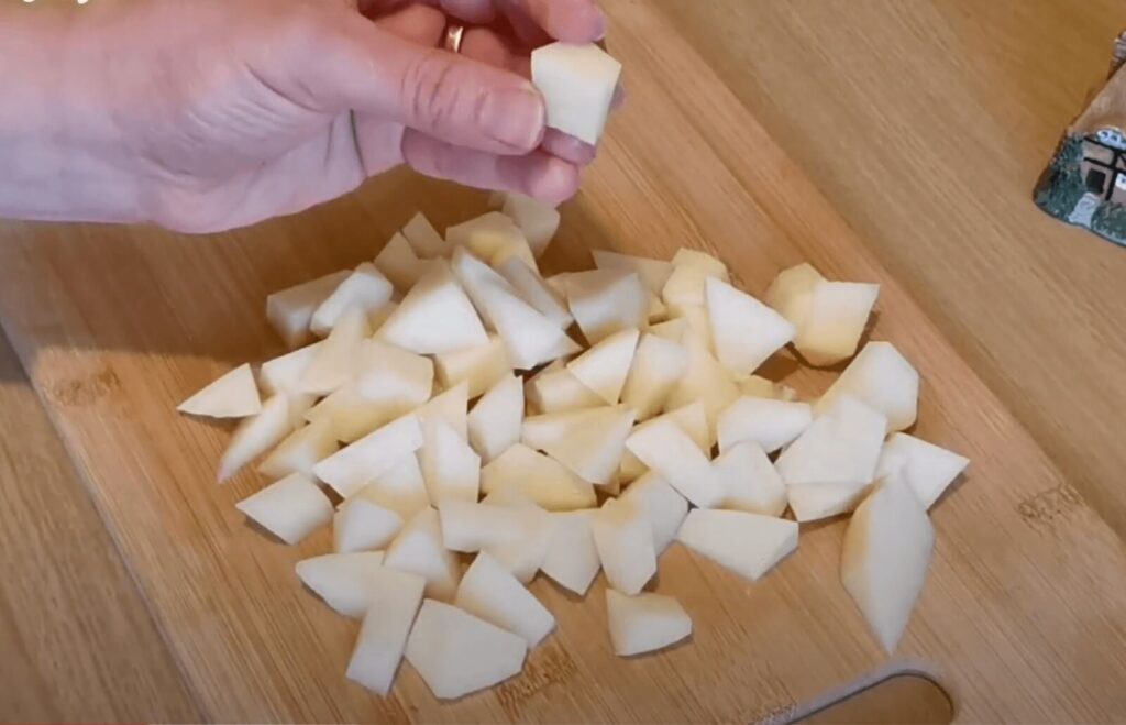 potato cubes
