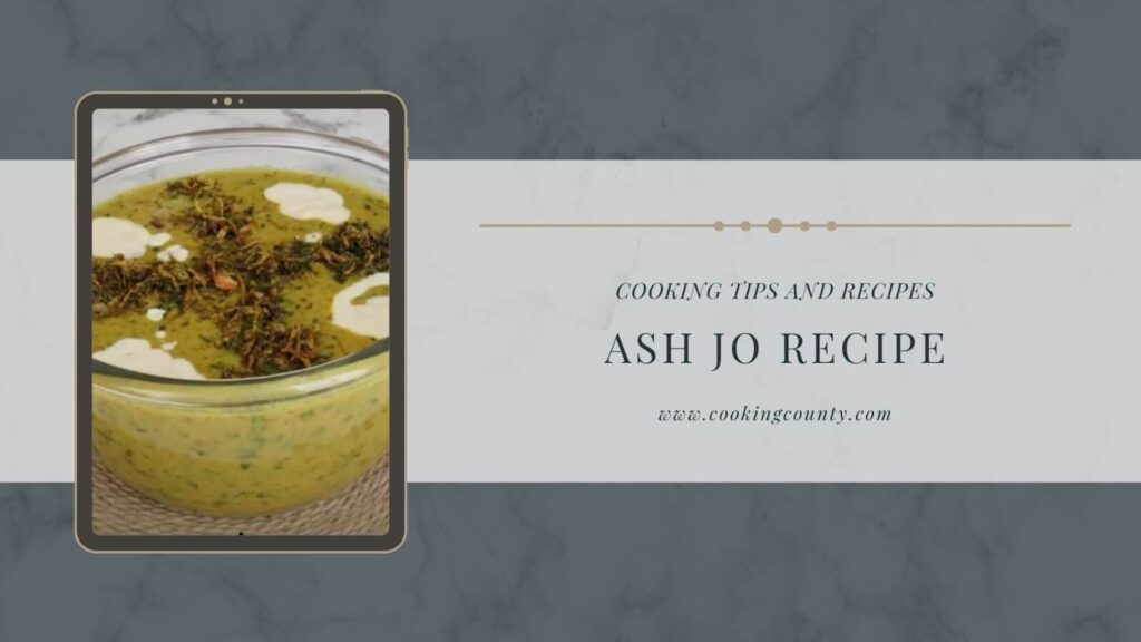 ash jo recipe
