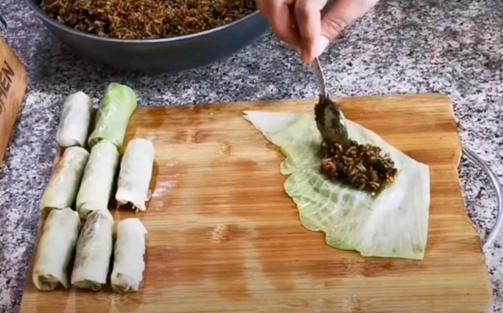how to fill cabbage