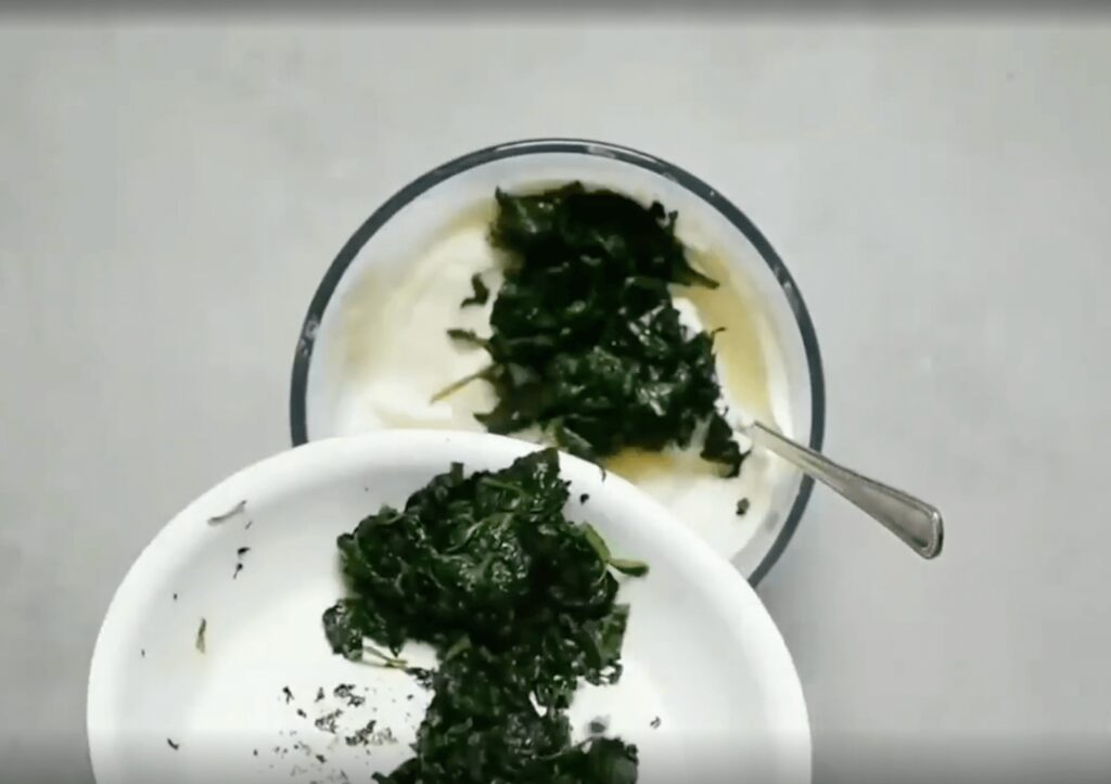 spinach and yogurt dip