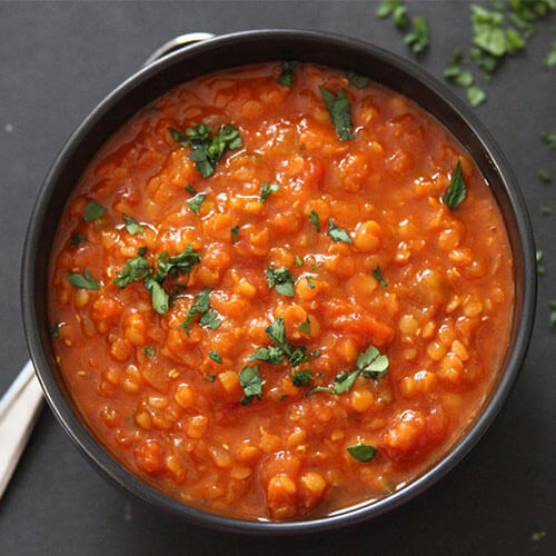persian red lentil soup