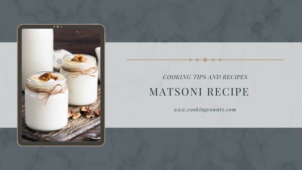 matsoni recipe