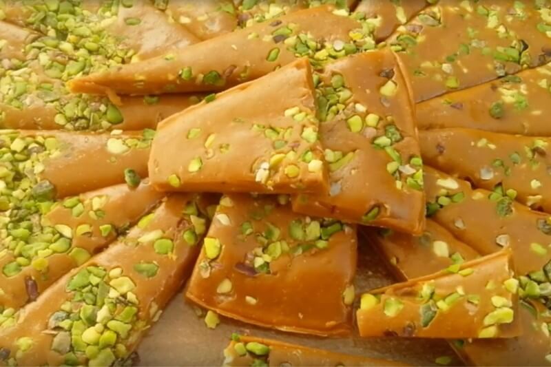 how to make persian sweet pistachio brittle