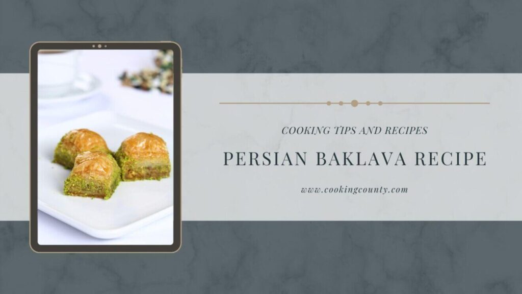 Persian baklava recipe
