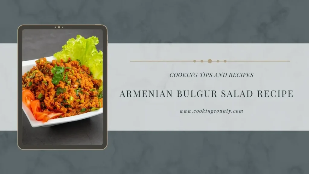 Armenian bulgur salad recipe